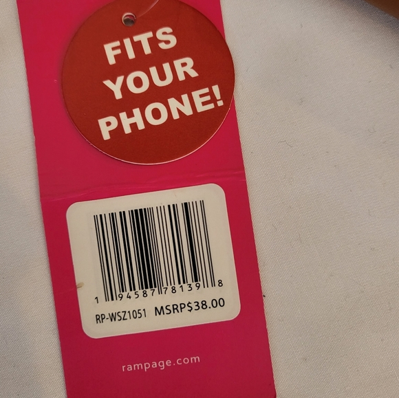 Rampage large faux leather zippered wallet  NWT - Picture 3 of 6